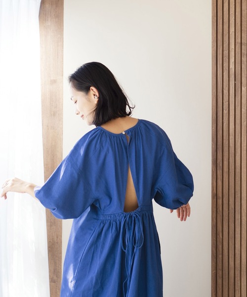 titivate（ティティベイト）の「ﾊﾞｯｸｼｬﾝﾊﾟﾌｽﾘｰﾌﾞﾜﾝﾋﾟｰｽ（ワンピース・レディース・ピンク/ブルー/グリーン・S/M）」の7枚目の写真