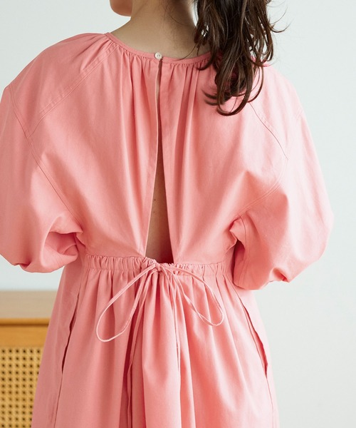 titivate（ティティベイト）の「ﾊﾞｯｸｼｬﾝﾊﾟﾌｽﾘｰﾌﾞﾜﾝﾋﾟｰｽ（ワンピース・レディース・ピンク/ブルー/グリーン・S/M）」の13枚目の写真