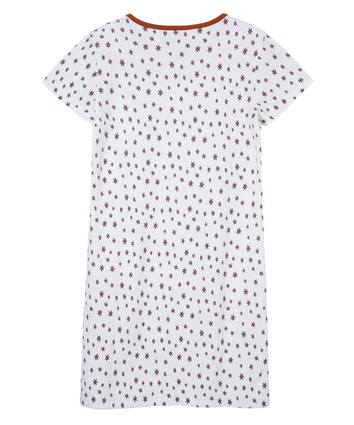 X-girl(エックスガール)の「HEXAGRAM S/S BABY DRESS(ワンピース・レディース・チャコール/ホワイト・S/M)」の7枚目の写真