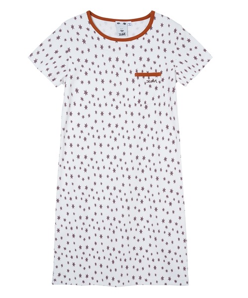 X-girl（エックスガール）の「HEXAGRAM S/S BABY DRESS