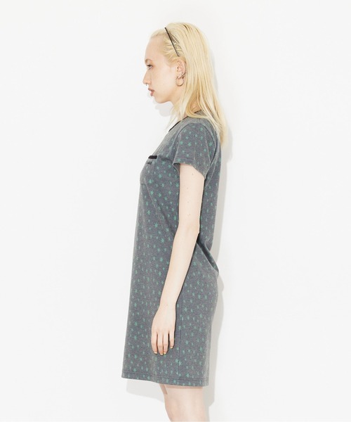 X-girl(エックスガール)の「HEXAGRAM S/S BABY DRESS(ワンピース・レディース・チャコール/ホワイト・S/M)」の21枚目の写真