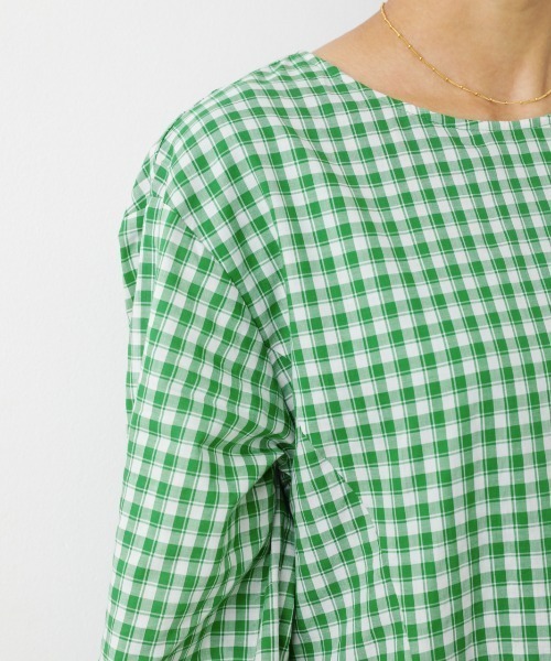 RODEO CROWNS WIDE BOWL(ロデオクラウンズワイドボウル)の「ギンガムチェックオーバーワンピース(ワンピース・レディース・ブラック系その他/グリーン系その他・FREE)」の8枚目の写真