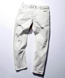 BEAUTY&YOUTH UNITED ARROWS | BY ∴ ダメージ ホワイトデニム 5ポケット パンツ（lksm）(デニムパンツ)