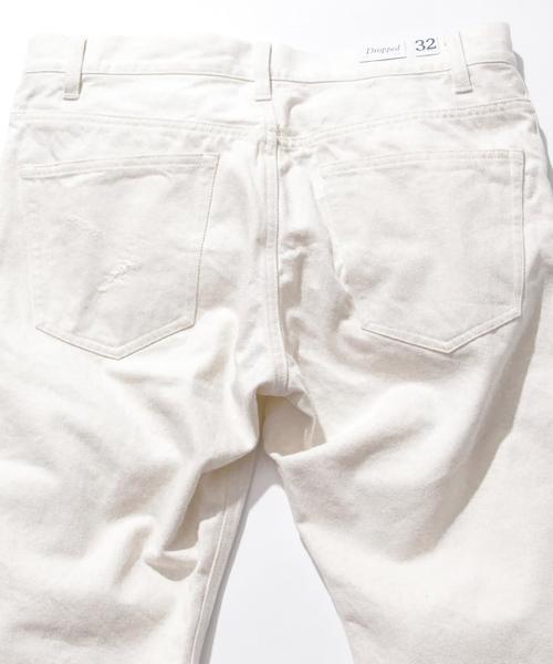 BEAUTY&YOUTH UNITED ARROWS(ビューティーアンドユースユナイテッドアローズ)の「BY ∴ ホワイト ダメージデニムパンツ(lksm) ◆(デニムパンツ・メンズ・ホワイト・28inch/32inch/30inch/34inch)」の7枚目の写真
