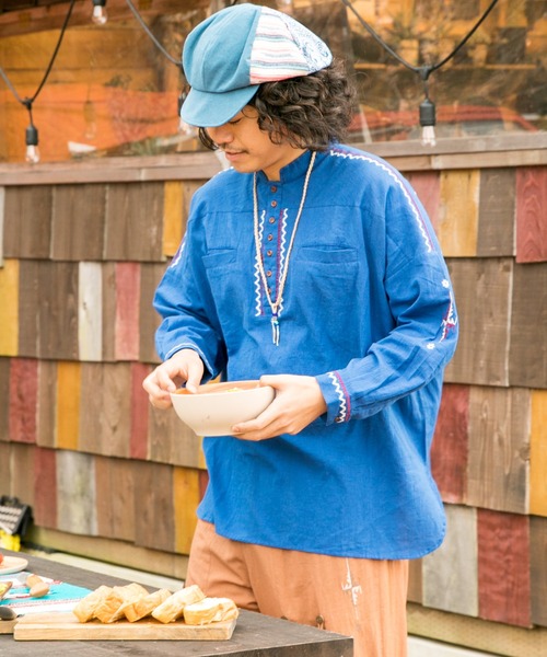 セール チャイハネ ノパード刺繍men Sトップス その他トップス チャイハネ チャイハネ のファッション通販 Zozotown