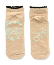 ドーナツ柄ショートソックス