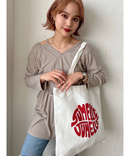 JUMELLE（ジュメロ）の「レイヤードカットソー（Tシャツ/カットソー・レディース・ベージュ/ブラウン/グレイッシュベージュ・FREE）」の16枚目の写真