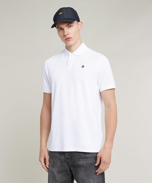 G-STAR（ジースター）の「DUNDA POLO/ベーシックデザインワンポイントポロシャツ（ポロシャツ・メンズ・ブラック/ホワイト/ダークブルー・LARGE/X-SMALL/X-LARGE/MEDIUM/SMALL）」の20枚目の写真