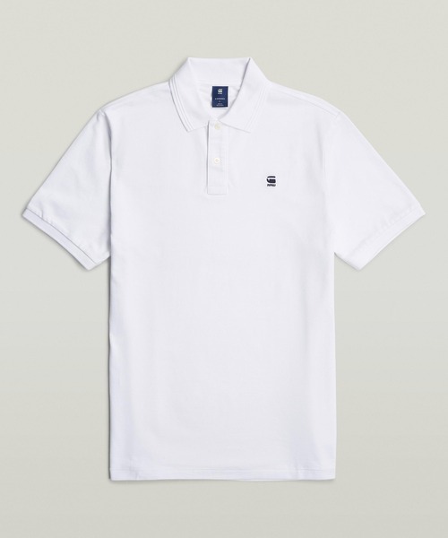 G-STAR（ジースター）の「DUNDA POLO/ベーシックデザインワンポイントポロシャツ（ポロシャツ・メンズ・ブラック/ホワイト/ダークブルー・LARGE/X-SMALL/X-LARGE/MEDIUM/SMALL）」の16枚目の写真