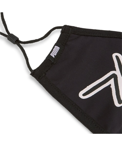 PUMA（プーマ）の「PUMA プーマ ユニセックス プーマ フェイスマスク BB 2枚セット（マスク・メンズ・ブラック系その他・フリー）」の4枚目の写真