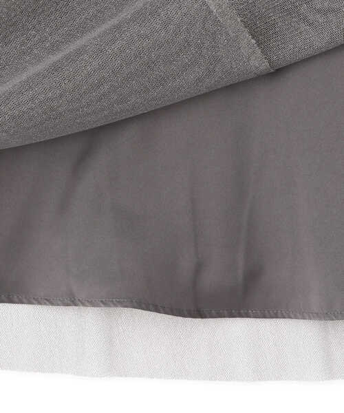 N.（N. Natural Beauty Basic）（エヌエヌナチュラルビューティーベーシック）の「◆ラメチュールワンピース（ドレス・レディース・ブラック/グレー・MEDIUM）」の13枚目の写真