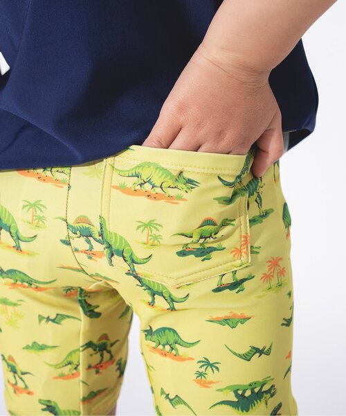 BREEZE（ブリーズ）の「２柄ボクサー水着_UVカット（水着・キッズ・イエロー/ブルー・120/110/90/100/80）」の7枚目の写真