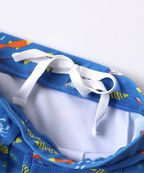 BREEZE（ブリーズ）の「２柄ボクサー水着_UVカット（水着・キッズ・イエロー/ブルー・120/110/90/100/80）」の12枚目の写真