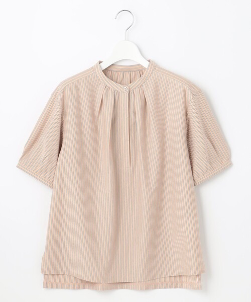J.PRESS Ladies(J.プレス レディス)の「【イージーケア】ストライプジャージーⅡ カットソー(Tシャツ/カットソー・レディース・ホワイト系1/ベージュ系1/サックスブルー系1・SMALL)」の9枚目の写真