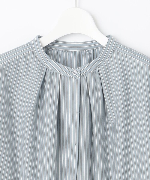 J.PRESS Ladies(J.プレス レディス)の「【イージーケア】ストライプジャージーⅡ カットソー(Tシャツ/カットソー・レディース・ホワイト系1/ベージュ系1/サックスブルー系1・SMALL)」の12枚目の写真