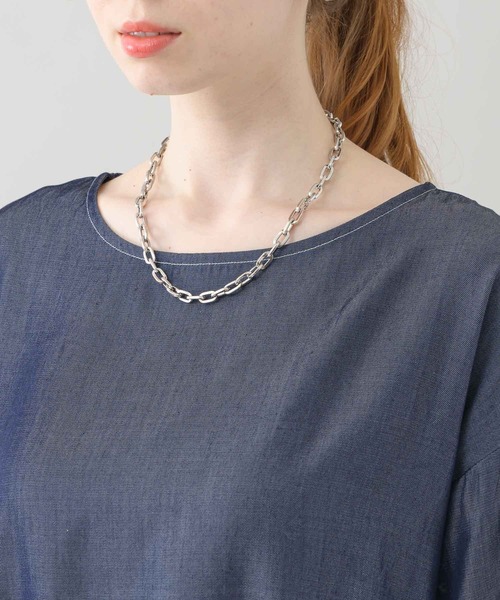 Paradise Picnic（パラダイスピクニック）の「デニムメッシュ切替プルオーバー（シャツ/ブラウス・レディース・ブラック/ネイビー・FREE）」の21枚目の写真