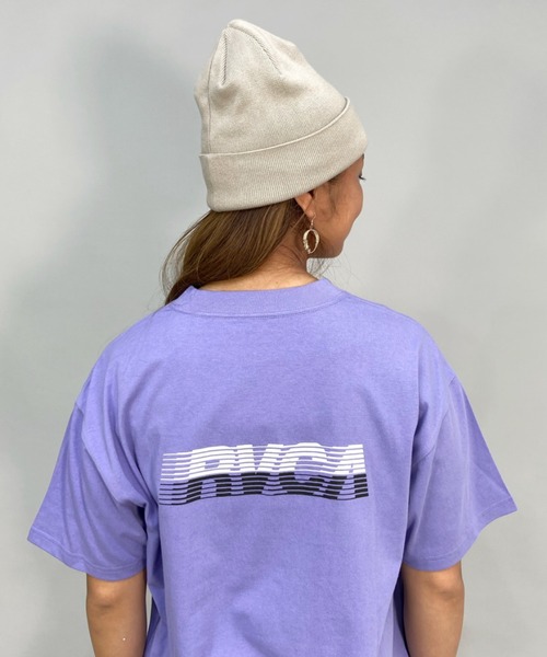 RVCA(ルーカ)の「RVCA/ルーカ ビッグシルエット/オーバーサイズ/バックプリントTシャツ BC043-P20(Tシャツ/カットソー・レディース・パープル/ホワイト/ブラック・M/L/S)」の3枚目の写真
