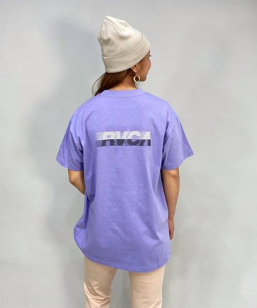 RVCA(ルーカ)の「RVCA/ルーカ ビッグシルエット/オーバーサイズ/バックプリントTシャツ BC043-P20(Tシャツ/カットソー・レディース・パープル/ホワイト/ブラック・M/L/S)」の13枚目の写真