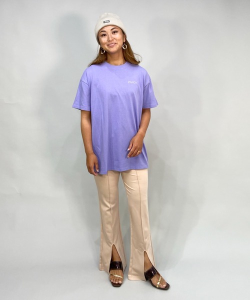 RVCA(ルーカ)の「RVCA/ルーカ ビッグシルエット/オーバーサイズ/バックプリントTシャツ BC043-P20(Tシャツ/カットソー・レディース・パープル/ホワイト/ブラック・M/L/S)」の14枚目の写真