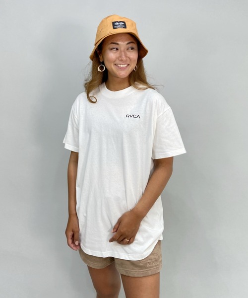 RVCA(ルーカ)の「RVCA/ルーカ ビッグシルエット/オーバーサイズ/バックプリントTシャツ BC043-P20(Tシャツ/カットソー・レディース・パープル/ホワイト/ブラック・M/L/S)」の8枚目の写真