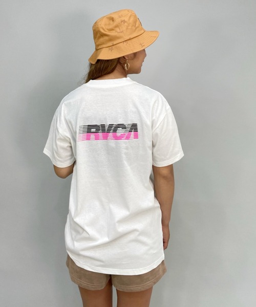 RVCA(ルーカ)の「RVCA/ルーカ ビッグシルエット/オーバーサイズ/バックプリントTシャツ BC043-P20(Tシャツ/カットソー・レディース・パープル/ホワイト/ブラック・M/L/S)」の9枚目の写真