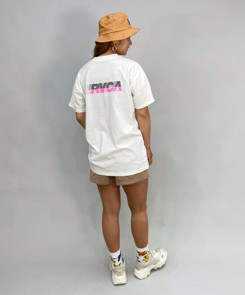 RVCA(ルーカ)の「RVCA/ルーカ ビッグシルエット/オーバーサイズ/バックプリントTシャツ BC043-P20(Tシャツ/カットソー・レディース・パープル/ホワイト/ブラック・M/L/S)」の11枚目の写真