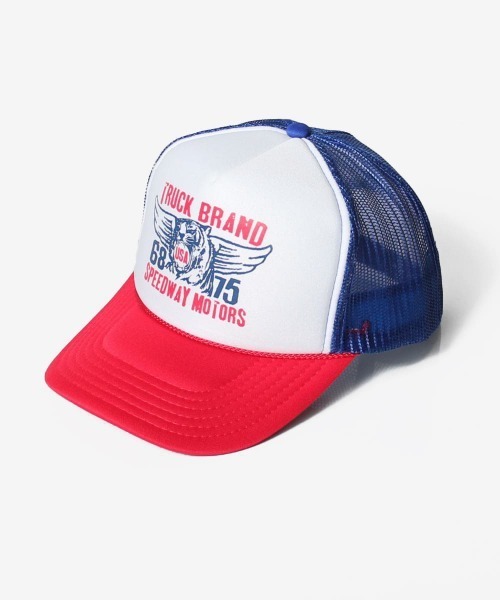 OVERRIDE（オーバーライド）の「【入荷禁止】TRUCK MESH CAP①（キャップ・メンズ・ホワイト/グレー/レッド/グリーン系その他/ブルー系その他/ブルー系その他2/ブルー系その他3/ブルー系その他4/ブラック系/イエロー系/レッド系/ワイン系/ワイン系1・FREE）」の11枚目の写真