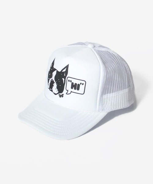 OVERRIDE（オーバーライド）の「【入荷禁止】TRUCK MESH CAP①（キャップ・メンズ・ホワイト/グレー/レッド/グリーン系その他/ブルー系その他/ブルー系その他2/ブルー系その他3/ブルー系その他4/ブラック系/イエロー系/レッド系/ワイン系/ワイン系1・FREE）」の2枚目の写真