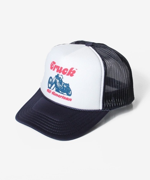 OVERRIDE（オーバーライド）の「【入荷禁止】TRUCK MESH CAP①（キャップ・メンズ・ホワイト/グレー/レッド/グリーン系その他/ブルー系その他/ブルー系その他2/ブルー系その他3/ブルー系その他4/ブラック系/イエロー系/レッド系/ワイン系/ワイン系1・FREE）」の6枚目の写真