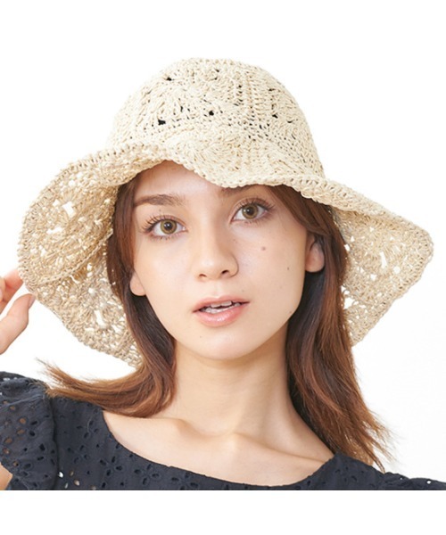 flower（フラワー）の「フラワークロシェハット（ハット・レディース・アイボリー・FREE）」の6枚目の写真