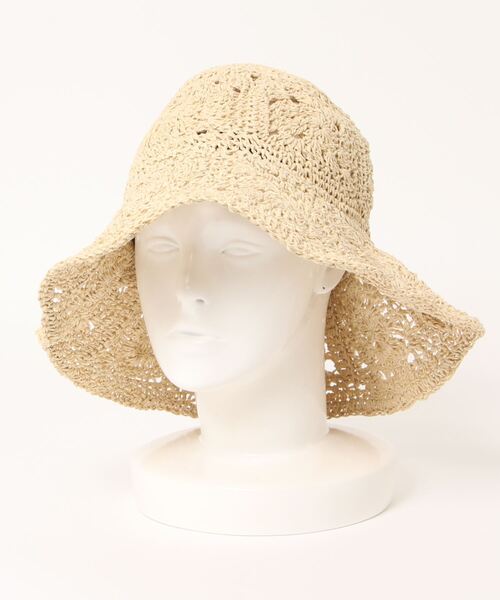 flower（フラワー）の「フラワークロシェハット（ハット・レディース・アイボリー・FREE）」の5枚目の写真