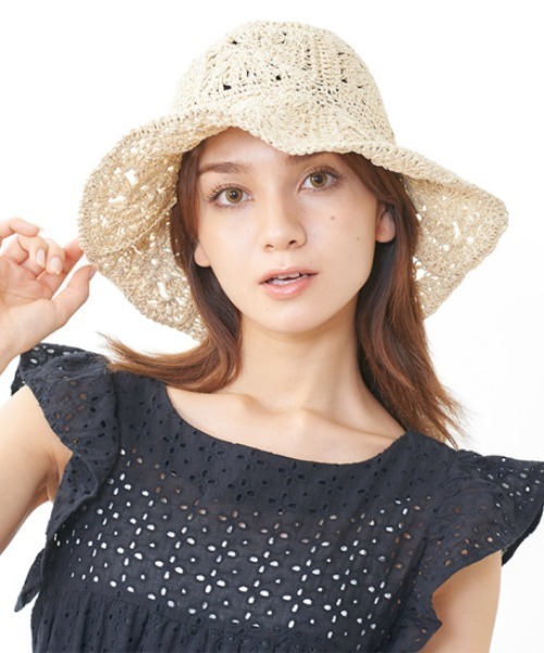 flower（フラワー）の「フラワークロシェハット（ハット・レディース・アイボリー・FREE）」の7枚目の写真