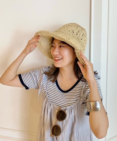 flower（フラワー）の「フラワークロシェハット（ハット・レディース・アイボリー・FREE）」の11枚目の写真