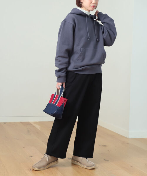 BEAMS BOY（ビームスボーイ）の「SCREEN STARS × BEAMS BOY / 別注 ピグメント パーカ 22FW（パーカー・レディース・ダークグリーン/チャコールグレー/サックスブルー/レッド系その他7・ONE SIZE）」の5枚目の写真