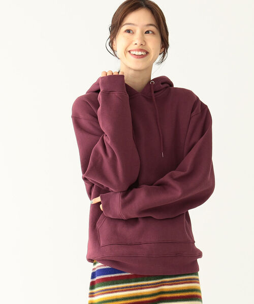 BEAMS BOY（ビームスボーイ）の「SCREEN STARS × BEAMS BOY / 別注 ピグメント パーカ 22FW（パーカー・レディース・ダークグリーン/チャコールグレー/サックスブルー/レッド系その他7・ONE SIZE）」の14枚目の写真