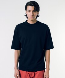 LACOSTE | 5分袖モックネックサマーニットTシャツ(Tシャツ/カットソー)