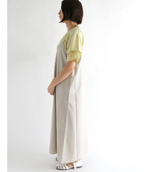 Lugnoncure(ルノンキュール)の「【BRING Material】キャミワンピース(ワンピース・レディース・ブラック/ベージュ/ブルー・フリ-)」の11枚目の写真