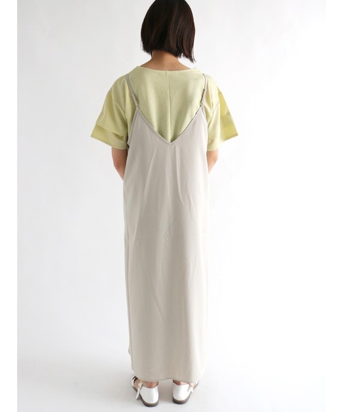 Lugnoncure(ルノンキュール)の「【BRING Material】キャミワンピース(ワンピース・レディース・ブラック/ベージュ/ブルー・フリ-)」の10枚目の写真