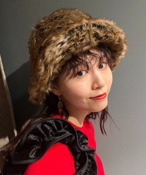 Ray BEAMS(レイビームス)の「Ray BEAMS / フェイクファー バケット ハット(ハット・レディース・ブラック/その他・ONE SIZE)」の2枚目の写真