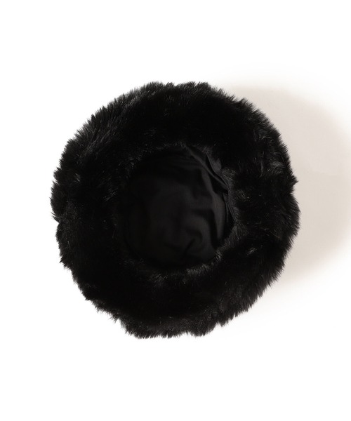 Ray BEAMS(レイビームス)の「Ray BEAMS / フェイクファー バケット ハット(ハット・レディース・ブラック/その他・ONE SIZE)」の11枚目の写真
