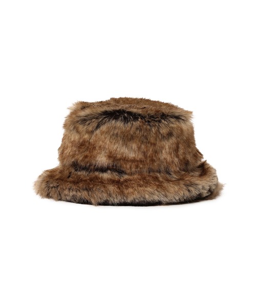 Ray BEAMS(レイビームス)の「Ray BEAMS / フェイクファー バケット ハット(ハット・レディース・ブラック/その他・ONE SIZE)」の6枚目の写真