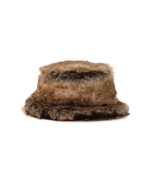 Ray BEAMS(レイビームス)の「Ray BEAMS / フェイクファー バケット ハット(ハット・レディース・ブラック/その他・ONE SIZE)」の7枚目の写真