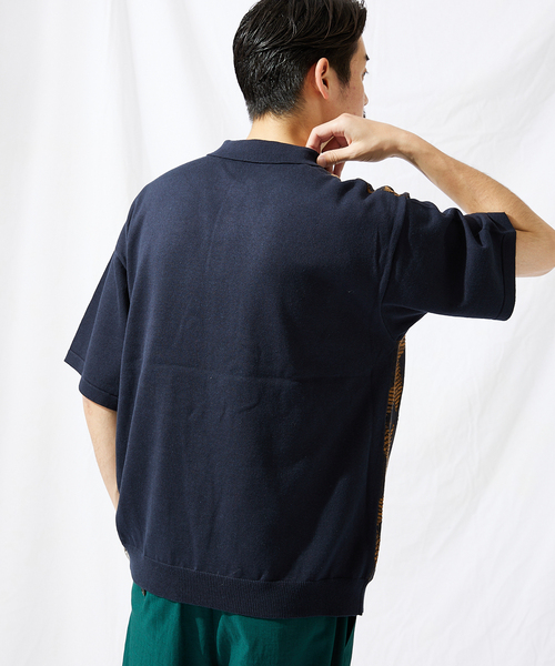 JOURNAL STANDARD(ジャーナルスタンダード)の「【GEOM PATTERN / ジオメパターン】ジャガード ニットポロシャツ(ポロシャツ・メンズ・ブラック/ネイビー/クリアイエロー/コバルトブルー・MEDIUM/LARGE)」の19枚目の写真