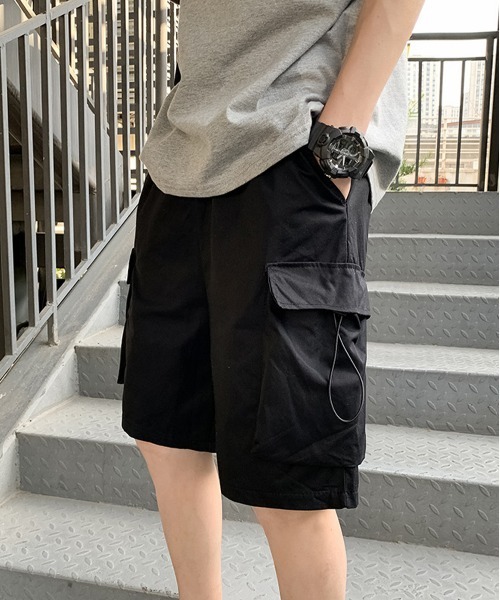 NEW GENTLEMAN（ニュージェントルマン）の「タクティカル カーゴショーツ（カーゴパンツ・メンズ・ブラック/オリーブ・M/L）」の11枚目の写真