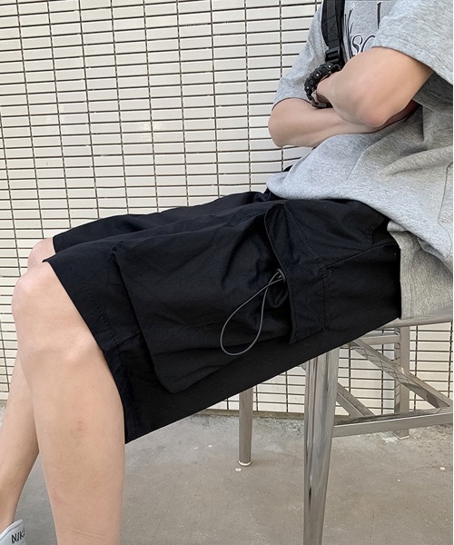 NEW GENTLEMAN（ニュージェントルマン）の「タクティカル カーゴショーツ（カーゴパンツ・メンズ・ブラック/オリーブ・M/L）」の14枚目の写真