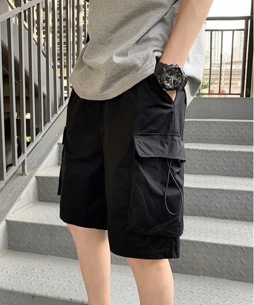 NEW GENTLEMAN（ニュージェントルマン）の「タクティカル カーゴショーツ（カーゴパンツ・メンズ・ブラック/オリーブ・M/L）」の19枚目の写真