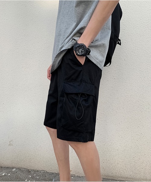 NEW GENTLEMAN（ニュージェントルマン）の「タクティカル カーゴショーツ（カーゴパンツ・メンズ・ブラック/オリーブ・M/L）」の7枚目の写真
