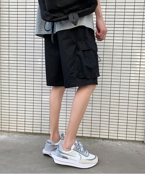 NEW GENTLEMAN（ニュージェントルマン）の「タクティカル カーゴショーツ（カーゴパンツ・メンズ・ブラック/オリーブ・M/L）」の5枚目の写真