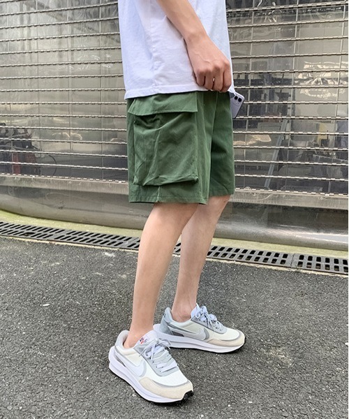 NEW GENTLEMAN（ニュージェントルマン）の「タクティカル カーゴショーツ（カーゴパンツ・メンズ・ブラック/オリーブ・M/L）」の6枚目の写真