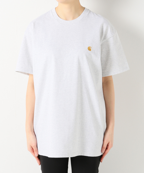 Carhartt WIP(カーハートダブリューアイピー)の「CARHARTT WIP S/S CHASE T-SHIRT(Tシャツ/カットソー・レディース・ブラック/グレー/アイボリー・SMALL/MEDIUM/X-SMALL)」の11枚目の写真